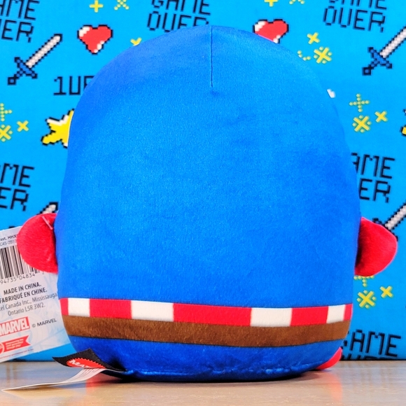 Marvel Cuutopia Captain America 8" UltraSoft Stuffed Comic Book Toy Plush NWT - Picture 2 of 6